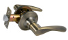 Защелка дверная S-Locked 3901-05 РS AB бронза пустышка (СКОБА) (24шт)