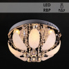 Люстра Y1176/400 хром 4х40Вт E14 LED RBP ПДУ d400 QH19