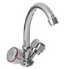 Смеситель д/я кухни Quartz 9831 (НВ20) керам. кран-буксы 3/8" хром (566-044)