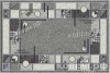 Ковер SILVER ALBINA 3 (1,4х2м) овал серый (MERINOS/Россия)