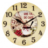Часы настенные из ДВП "De cafe" с открытой стрелкой (2727-128)