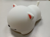 Ночник силиконовый WH-A17RC "Котёнок" USB аккум. 1200мАч 3000К+RGB (7 цветов) ДУ ВКЛЮЧАЙ