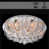 Люстра 5139/500 хром 5х40Вт E14 LED-WH ПДУ d500 ЛГР16