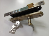 Замок врез. с руч. САЗАР 1235 AB бронза 5англ.кл./кл. 3 риг. ЗЩ (317446)