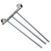 Полотенцедержатель 3 спицы хром CRISTAL mix 30403 (568-373)