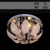 Люстра Y0811/400 хром 4х40Вт E14 LED-WT ПДУ d400 QH17