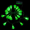 Гирлянда электр. 2,1м, 20LED, пластик, "Елочки", зеленый, 2xAA, CK629-59608 СНОУ БУМ