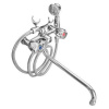 Смеситель для ванны Quartz 9826 (HB22) дл. излив керам кран-буксы 1/2" хром (566-021)