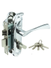 Замок врез. с руч. MARLOK 50/L76-ЦМВ70 СР хром 5англ.кл./верт. пр. риг. м/о 50мм ЗЩ (010904)