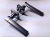 Комплект ручек TRODOS AL-02-572 GF/CP графит/хром (квадрат)