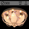 Люстра 5967/300 CR хром 3х40Вт E14 LED WT ПДУ d300