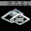 Люстра Y3125/2C CR хром 50Вт+4Вт LED 3000-6500K d350 h120 SSH20