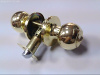 Защелка дверная Avers 6072-03 G зол. фикс. (ШАР) (24шт)