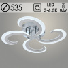 Люстра LI8462/4 CR хром 56Вт LED 3000-6500K d535 ПДУ+диммер HN22 (светодиодная)