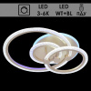 Люстра X20310/3R SGD шампанское LED 80Вт 3000-6000K WT+Blue ПДУ диммер d500
