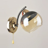 Бра 7299/1 W FGD+BK золото+черный 1x40Вт E27 h230 XLD21