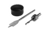 Набор для установки замков set No40(Hex), DR WD SP 22мм коронка 55*22мм (6мм) HAMMER Flex (202-940