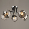 Люстра C1410/5 BK+CR черный+хром 5х60Вт E27 d550 h240 QH20