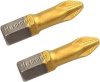 Бита PZ-2  25мм (2шт) HAMMER TIN (203-124)