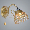 Бра XA1206/1 GD+CR золото+хром 1х60Вт E27 h180 crst HN20