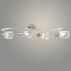 Люстра-спот DA6112/4 WH+CR белый+хром 4x40Вт E14 h195 HN23