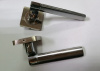 Комплект ручек S-Locked А-163 SN/CP сатин/хром (квадрат) (20шт) (К+)