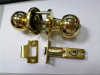 Защелка дверная S-Locked 6072-03 BK PB золото фикс. (ШАР) (30шт) (К+)