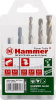 Набор сверл 202-912 DR set №12 (5пр.) 5-8мм HEX мет./камень HAMMER