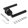 Комплект ручек АЛЛЮР INOX 1801 SS BL мат.черный нерж. сталь (20шт)