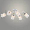 Люстра 87507/6 CH+WH хром+белый 6x40Вт E27 d800 h260 GNV23