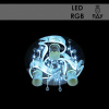Люстра 5218/400/3+1 4х40Вт E14+1х1Вт MR11 ПДУ LED-RGB d400 SDA19