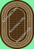 Циновка sz2749a1o (1х2м) овал 11 (VITEBSK/Беларусь)