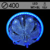 Люстра 5771/400 CR хром 4х40Вт E14 LED WT+Blue ПДУ d400 SDA19