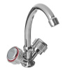 Смеситель д/я кухни Quartz 9831 (НВ20) резин. кран-буксы 3/8" хром