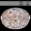Люстра 5377/600 CR хром 8х40Вт E14 LED RGB ПДУ d600 SDA19