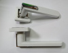 Комплект ручек S-Locked А-117-R White/CP белый/хром (квадрат) (20шт) (К+)
