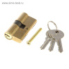Механизм цилиндр. TRODOS ЦМ  60мм PB золото 3англ.кл./кл.