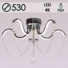 Люстра 4003/5 CR LED 30Вт 4000К d530 ПДУ KOS19 (светодиодная)