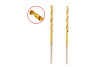 Сверло DR MT  1,5*40/18мм TIN (2шт) мет. HAMMER (202-102)