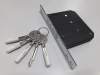 Замок врез. б/руч. S-Locked 38/189-4 MF/CP 5крест.латун.ключ 4 риг. (К+)