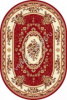 Ковер LAGUNA 5444 (2х3м) овал красн. (MERINOS/Россия)