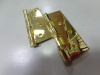 Петля APECS 100х75мм 4BB PB золото 4 подшип. б/к (2шт) (коробка)