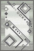 Ковер SILVER d188 (1,8х2,5м) прямоуг. серый (MERINOS/Россия)