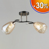 Люстра N5156/2 COFFEE+FGD кофе+золото 2х60Вт E27 d500 h240 QH22