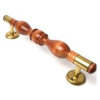 Ручка-скоба Н.Новгород РС-280 ТФ деревянная лак тёмная (береза) ТФТ-280 (1-06591)