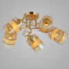 Люстра 74321/5 BK+CR черный+хром 5x40Вт E27 d550 h230 GAN20