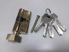 Механизм цилиндр. BRASS F 60мм золото 5перф.кл./верт. (12шт)