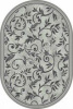 Ковер SILVER D230 (1,8х2,5м) овал светло-серый (MERINOS/Россия)