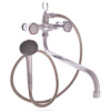 Смеситель для ванны FRESSO SH97141BC-19 дл. излив керам. кран-букса 1/2" хром ручка S19 (553-096)