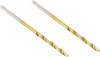 Сверло DR MT  1,0*40/18мм TIN (2шт) мет. HAMMER (202-101)